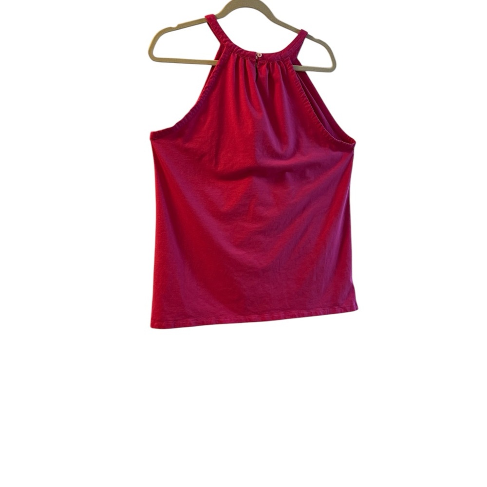 Pink Halter Sleeveless Tank Top